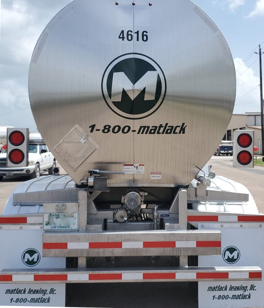 Matlack Leasing’s tank trailer